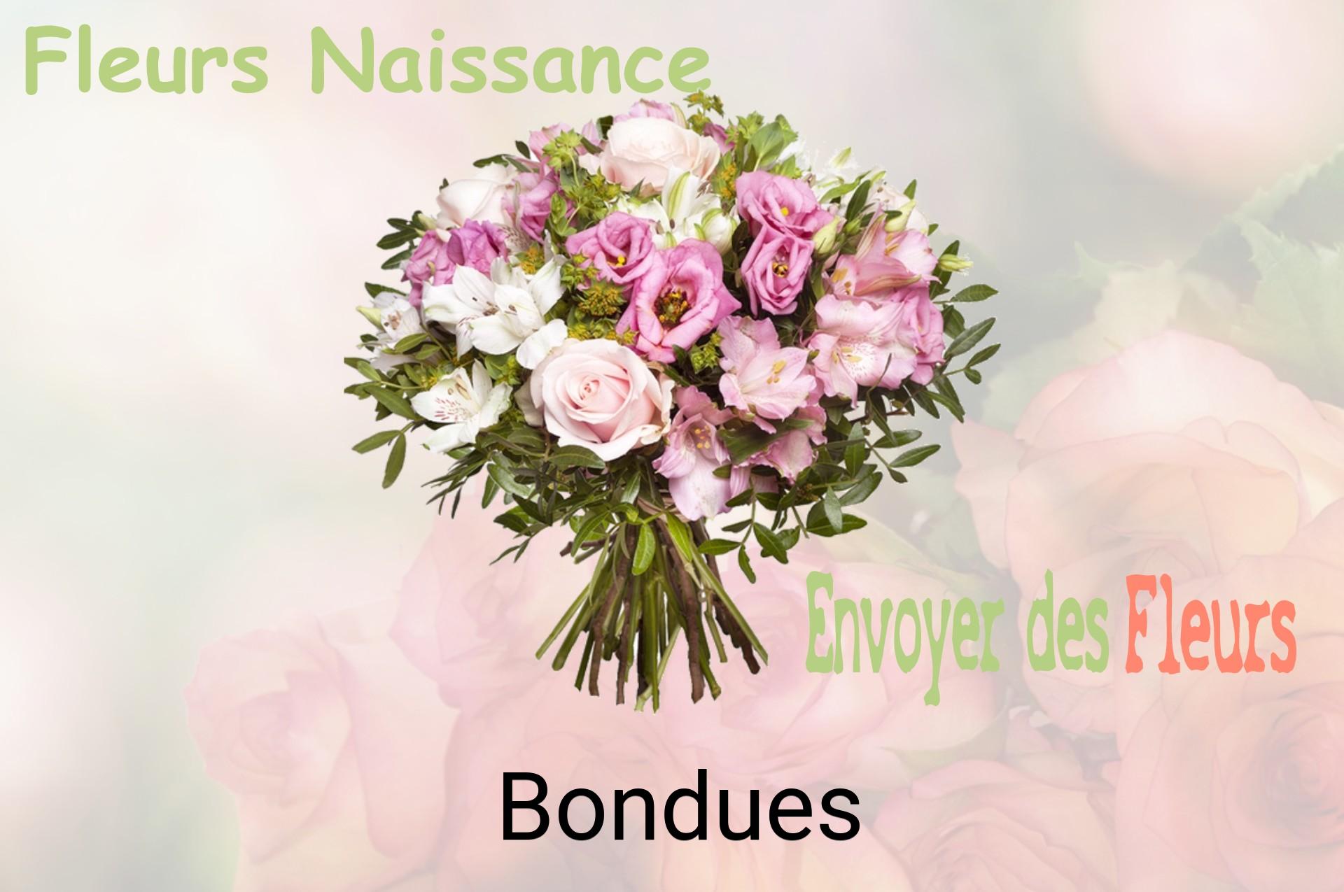 Bouquet de fleurs de naissance livré à Bondues